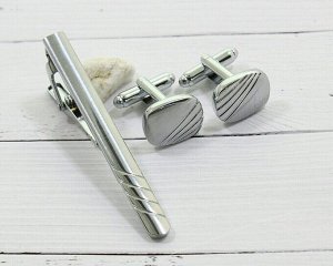Набор Зажим для галстука и запонки F48679507340