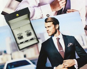 Набор Зажим для галстука и запонки F46979907360