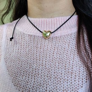 Подвеска Сердце на шнурке