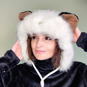 Шапка с ушками