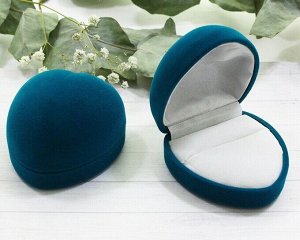 Футляр флокированный, сердечко, серия "Классика"