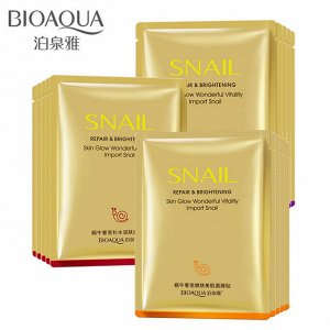 Тканевая маска для лица Bioaqua Delicate Smooth Skin с муцином улитки 30g.