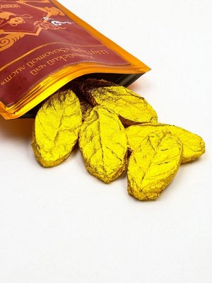 Чай китайский выдержанный «Шу Пуэр Золотой лист», сырой, (набор 6 шт.), Мэнхай, 50 г