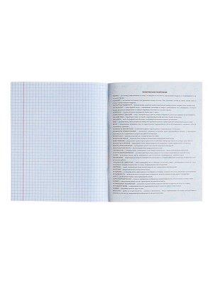 Тетрадь предметная, 48 листов в клетку, Calligrata TOP «Школьный стиль», География