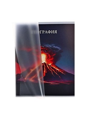 Тетрадь предметная, 48 листов в клетку, Calligrata TOP «Школьный стиль», География