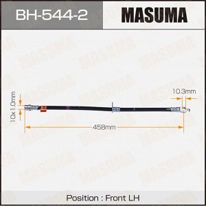 Шланг тормозной Masuma для Toyota Harrier, передний, левый, арт. bh-544-2