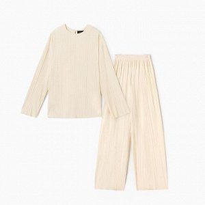 Костюм женский (блуза, брюки) MIST Classic collection, бежевый