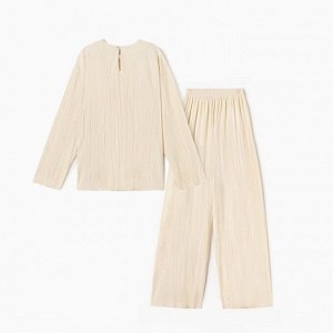 Костюм женский (блуза, брюки) MIST Classic collection, бежевый