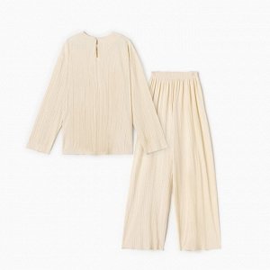Костюм женский (блуза, брюки) MIST Classic collection, бежевый