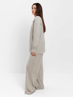 Костюм женский (рубашка, брюки, топ) KAFTAN Base, серый