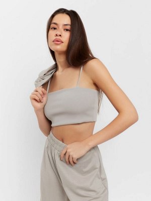 Костюм женский (рубашка, брюки, топ) KAFTAN Base, серый