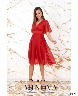 Платье №506Н-красный