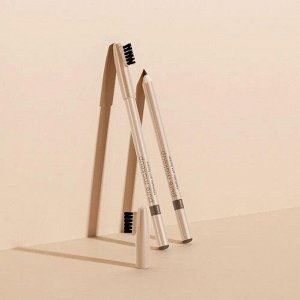 Карандаш для бровей со щеточкой 2 в 1 Pure Makeup, цвет Брюнетка