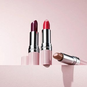 Глянцевая губная помада «СуперУвлажнение» Make up + Care, цвет Клубничный поцелуй