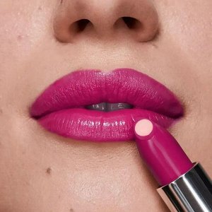 Глянцевая губная помада «СуперУвлажнение» Make up + Care, цвет Сочный пурпурный
