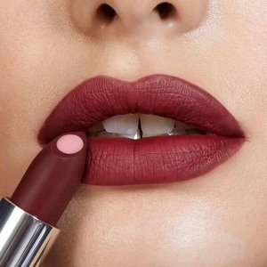 Матовая губная помада «СуперУвлажнение» Make up + Care, цвет Изысканный бордо