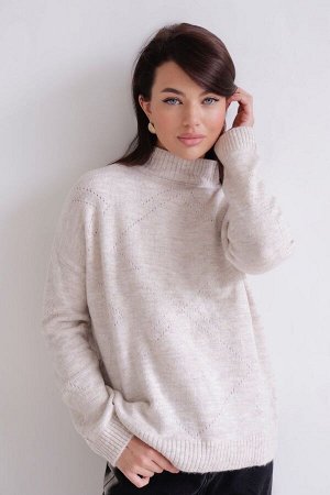 Свитер + ДЛИНА: 60 (+-3) см.
+ СОСТАВ: акрил 100%
+ ПАРАМЕТРЫ МОДЕЛИ: 81/62/88, рост модели 172 см.
+ ОБРАЗЕЦ НА МОДЕЛИ: 42-46