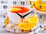 Часы настенные 21 Bek 2026-124 Чай с лимоном