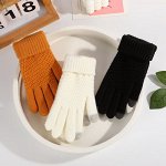 Перчатки женские, сенсорные, демисезонные, шерстяные