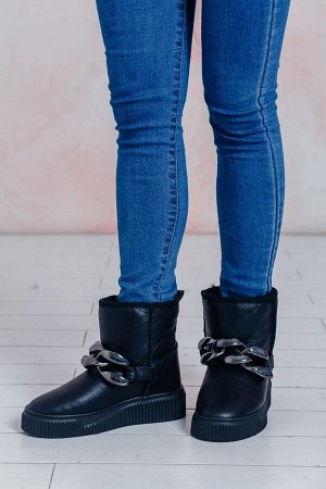 Угги Agnello 22k080 nappa/nero
