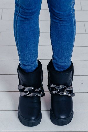 Угги Agnello 22k080 nappa/nero