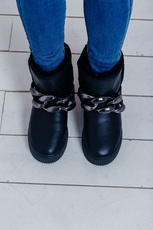 Угги Agnello 22k080 nappa/nero