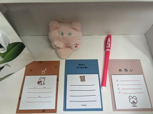 Блок для записи с липким краем