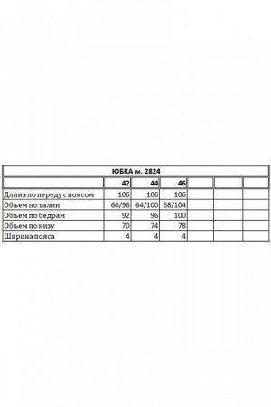 Юбка Выберите рост: 170 Состав: полиэстер - 67%, вис - 33%. Материал 7036. Юбка выполнена из трикотажного полотна. Юбка длиной миди, зауженная к низу. Юбка на цельнокроеном поясе с эластичной тесьмой.