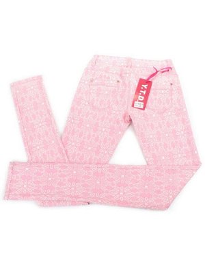 YA107-1 PINK Брюки женские (65% хлопок, 33% полиэстер,2% эластан)