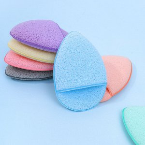 Спонж косметический с карманом для умывания лица "Капелька"