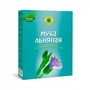Мука льняная с селеном, калием, магнием, 300 г, марка "Компас Здоровья"