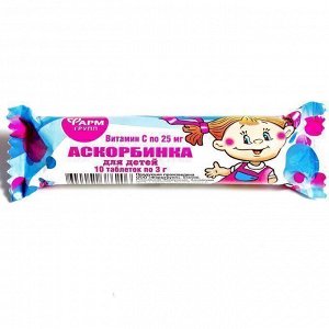 Аскорбинка для детей 3,0 г №10 БАД "Фармгрупп"