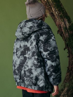 Куртка демисезонная Baggy тай-дай черный