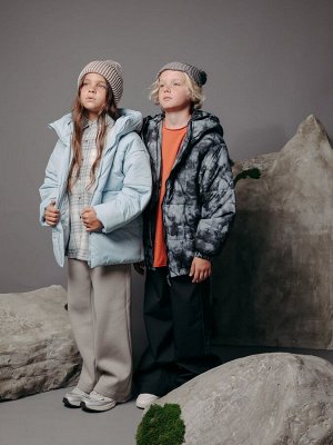 Куртка демисезонная Baggy тай-дай черный