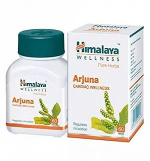 Таблетки аюрведические Арджуна Хималая для укрепления сердца, от гипертонии (Arjuna capsules) 60 таб.