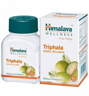 Таблетки аюрведические Трифала Хималая для очищения от шлаков и токсинов (Triphala tablets) 60 таб.