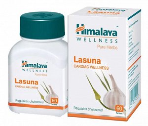 Таблетки аюрведические Ласуна Хималая для снижения холестерина (Lasuna tablets) 60 таб.