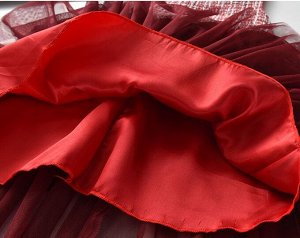 Платье + жакет, красный