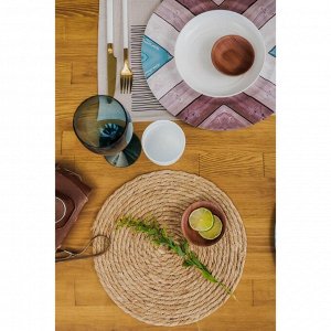 Салфетка сервировочная на стол SL Home «Жгут», d=30×0,5 см