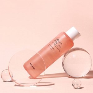 Укрепляющий тонер-эссенция с коллагеном Trimay Collagen Idebenone Acti Fill & Firming Dual Essence Toner