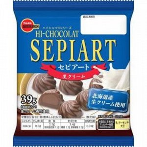 Шоколадные конфеты BOURBON Sepiart со сливочным вкусом, м/у 39г
