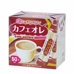 Кофе растворимый Seiko Coffee Cafe au lait (50 шт/уп) к/к 600г