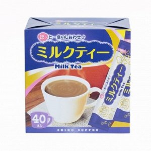 Чай растворимый Seiko Coffee чёрный с молоком (40 шт/уп) к/к 560г