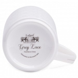 Фарфоровые кружки Grey Lace 400 мл – элегантный набор