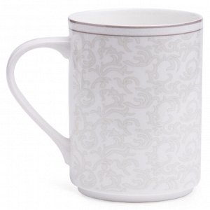 Фарфоровые кружки Grey Lace 400 мл – элегантный набор