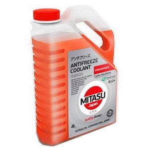 Антифриз Mitasu Red Long Life Coolant LLC, G12+, красный, концентрат, 4л, арт. MJ-641/4