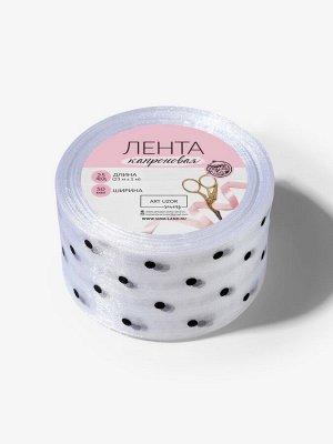 Лента капроновая «Горох», 50 мм, 23±1 м, белая