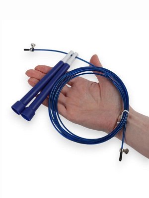 Скакалка спортивная ONLYTOP, 3 м, регулируемая, скоростная, с подшипником, цвет МИКС