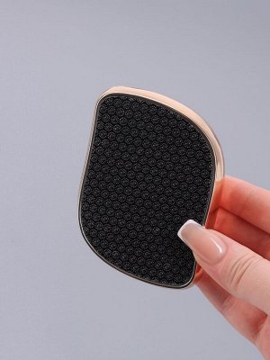 Стеклянная нано-пилка для пяток, 9x6.5x3 см, в картонной коробке, цвет золотистый