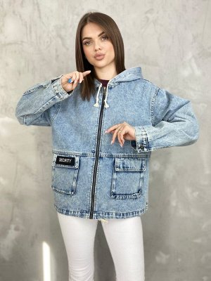 Куртка джинсовая женская, код 6768192